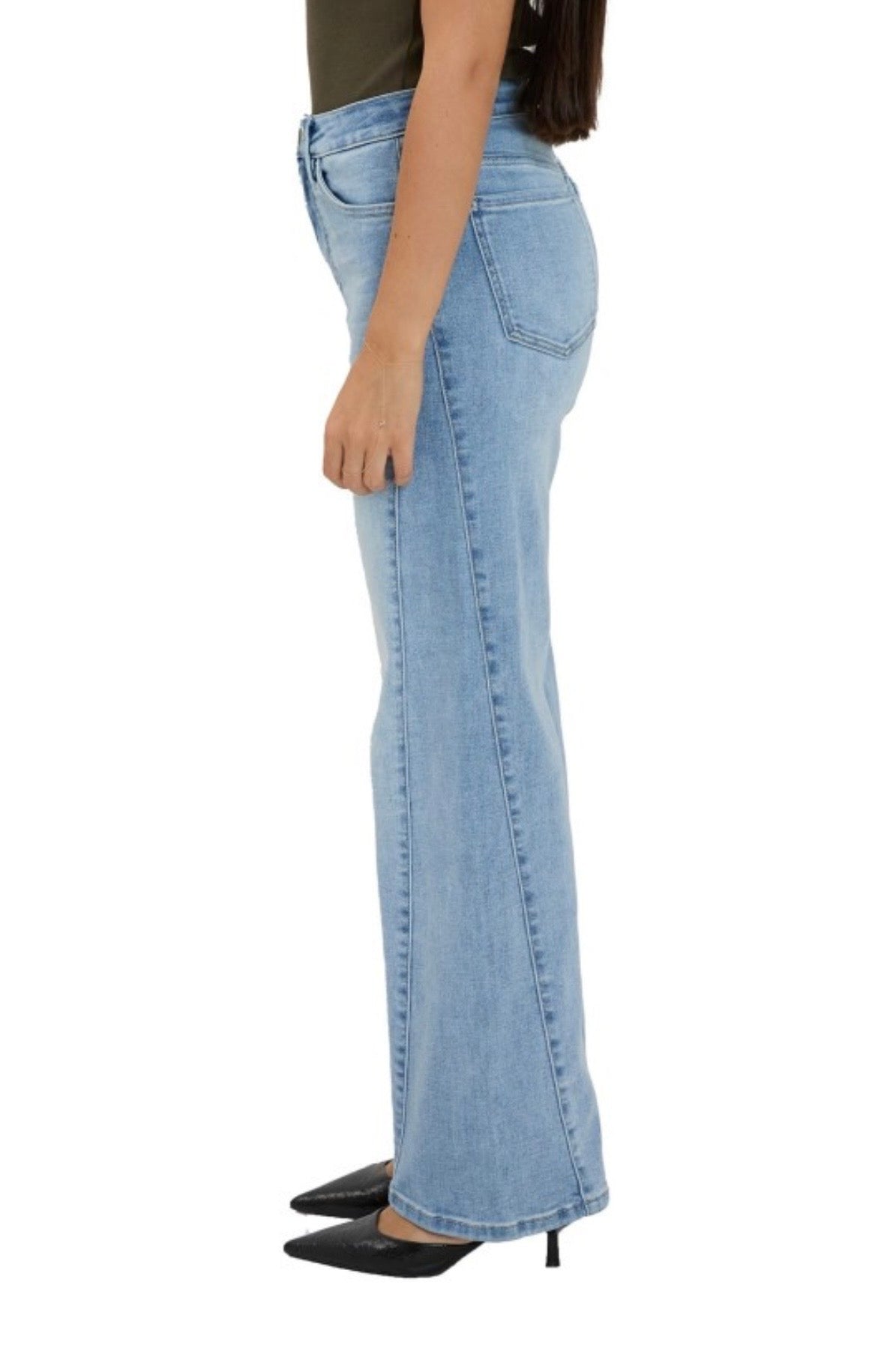 Hailey High Rise Wide Leg Jeans