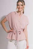Mauve Tie Top