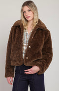 Minky Brown Faux Fur Coat