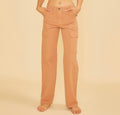 Terracotta Straight Leg Cargo Pants