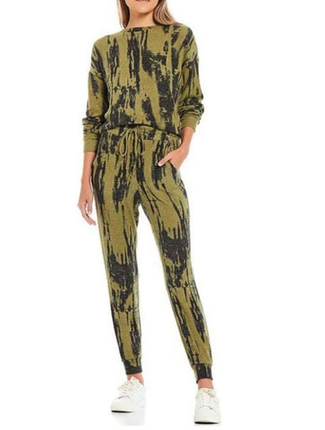 Green Tie Dye Lounge Set