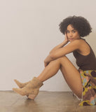 Tan Ivanna Star Bootie