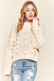 Cream Rhinestone Sweater