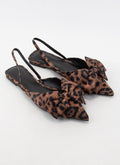 Leopard Slingback Mule
