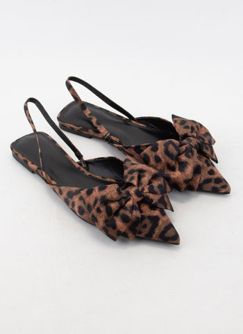 Leopard Slingback Mule