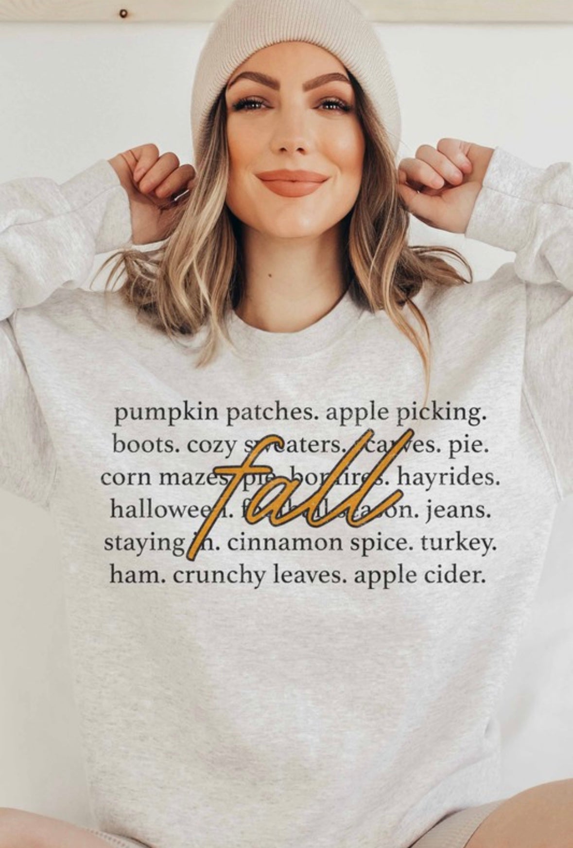 Grey All Things Fall Sweatshirt
