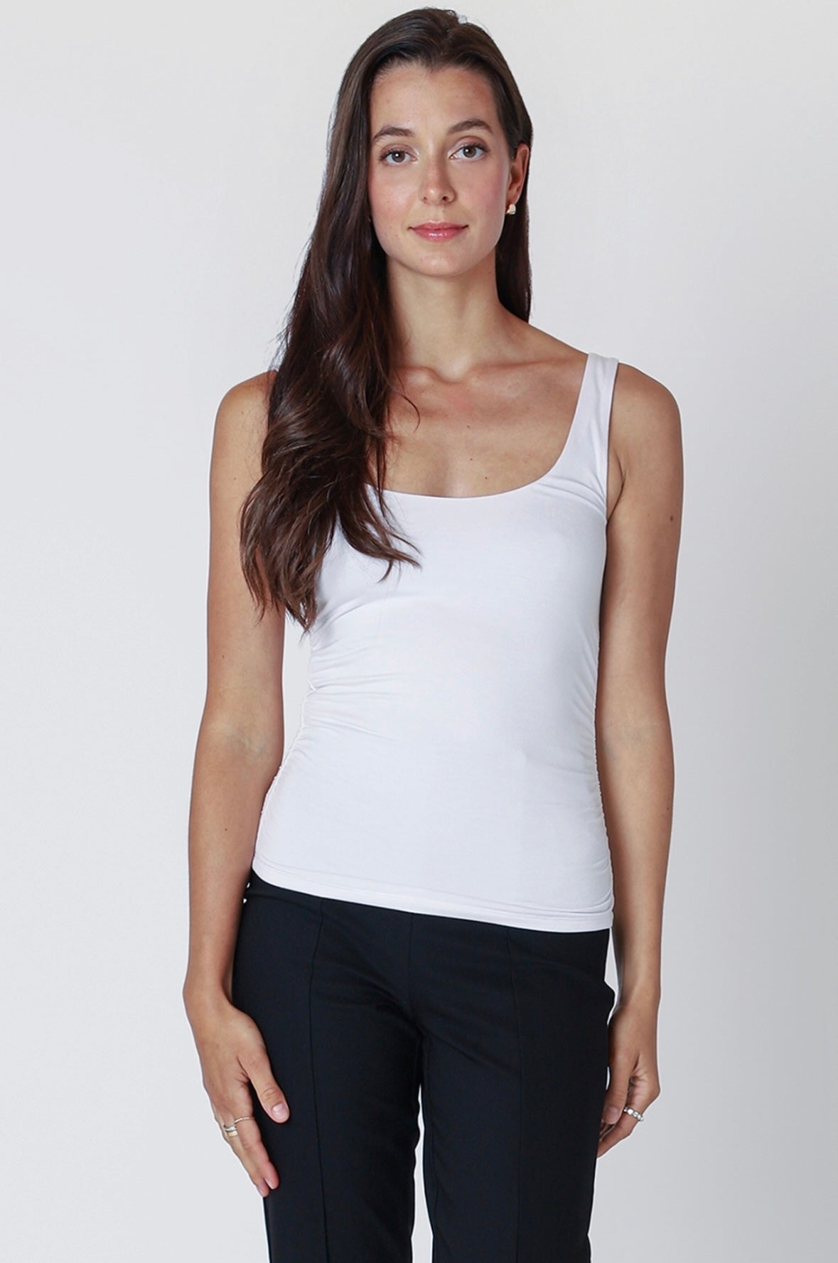 White Cinch Cami