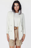 Cream Linen Blazer