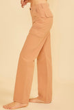 Terracotta Straight Leg Cargo Pants