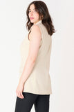 Cream Blazer Vest