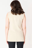 Cream Blazer Vest