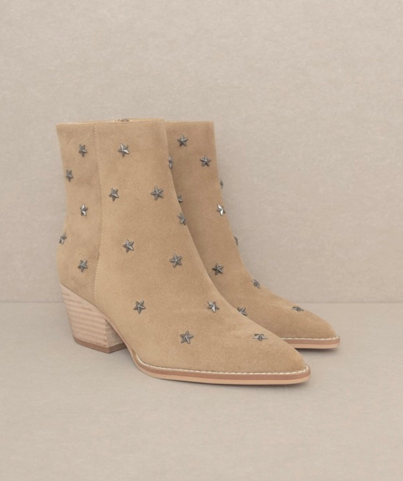 Tan Ivanna Star Bootie