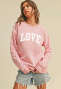 Baby Pink Love Sweatshirt