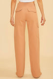 Terracotta Straight Leg Cargo Pants