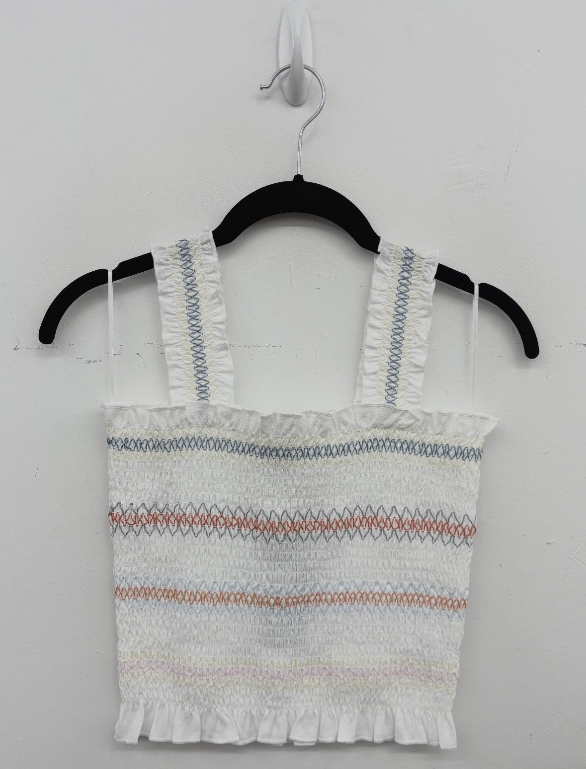 White Smocked Tank