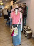 Candy Pink Flower Cardigan