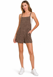 Brown Gauze Romper