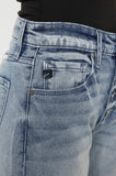 Highrise Straight Leg Cropped Jeans
