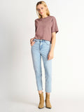 Mauve Boxy Tee