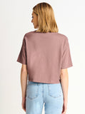 Mauve Boxy Tee