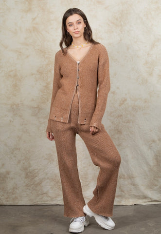 Camel Sweater Pants