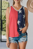 White Stars & Stripes Tank