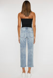 Highrise Straight Leg Cropped Jeans