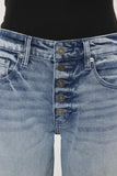 Highrise Straight Leg Cropped Jeans