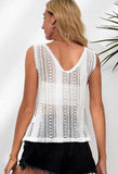 White Lace Tank Top