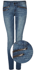 Super Skinny Osaka Zip Jeans