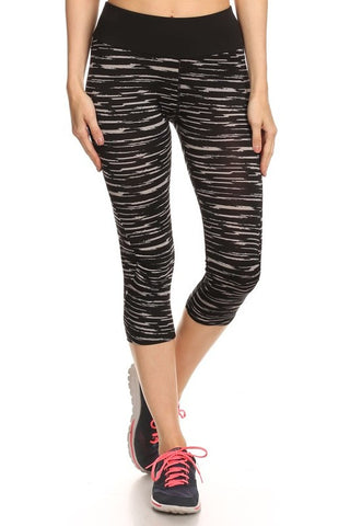 Zebra Cropped Legging