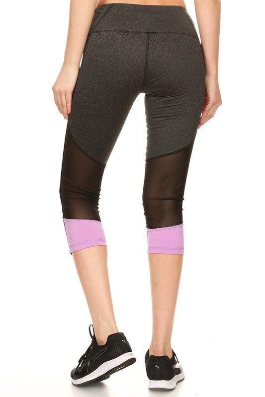 Mesh Cropped Legging