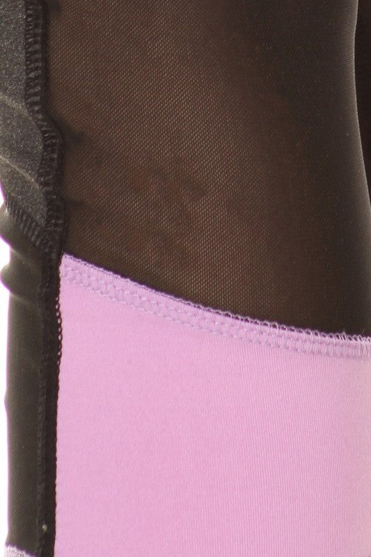 Mesh Cropped Legging