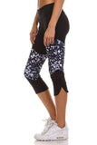 Print Knee Active Capri Legging