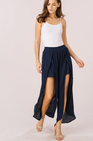 Front Slit Palazzo Pants