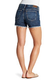 Aztec Print Midrise Denim Shorts