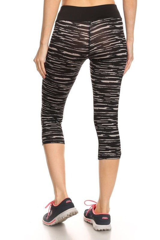 Zebra Cropped Legging