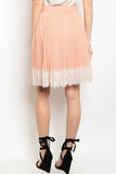 Peach Lacey Skirt