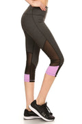 Mesh Cropped Legging
