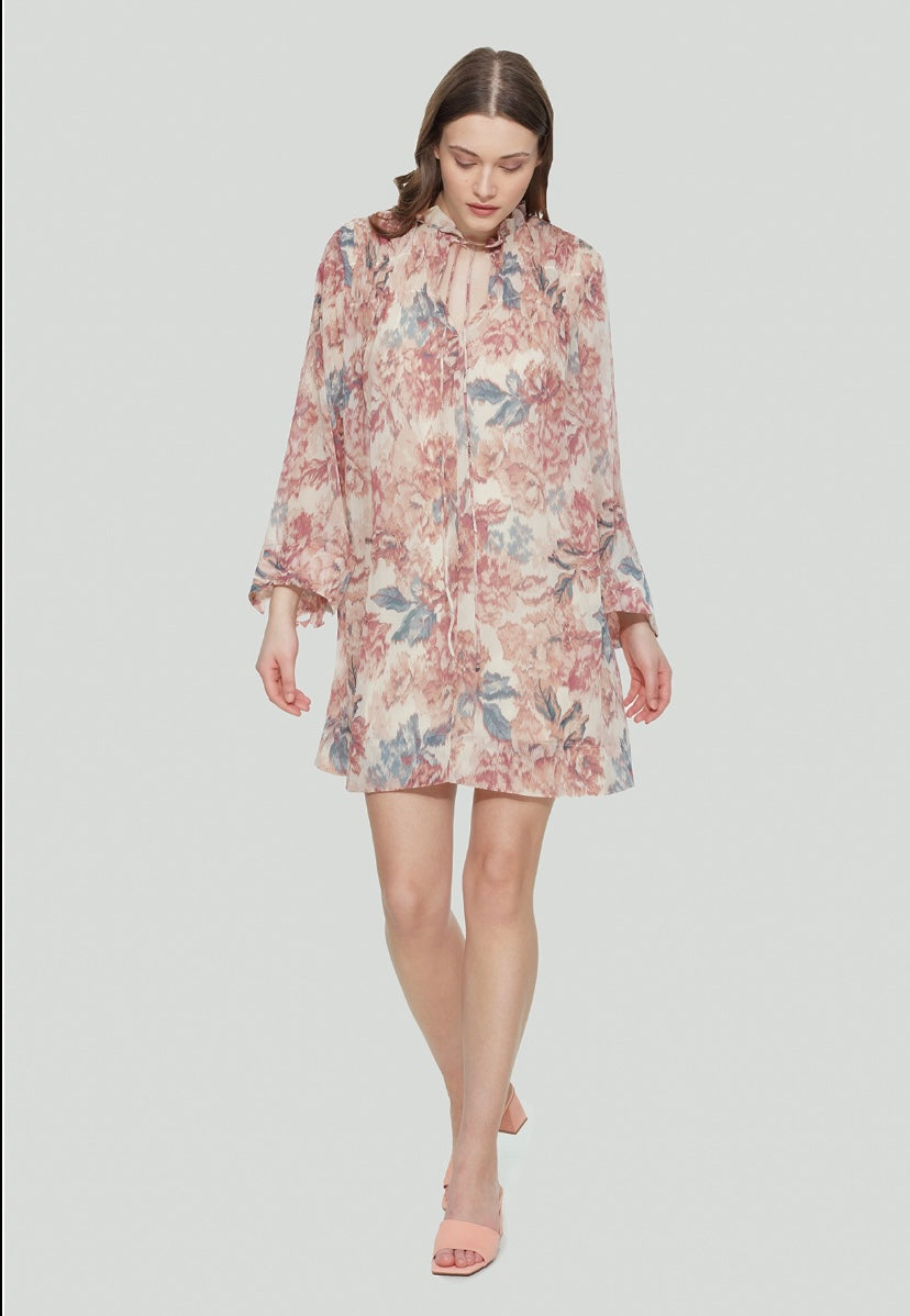 Antique Floral Shift Dress