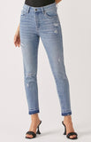 Shadow Hem Girlfriend Jeans