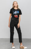 Black High Rise Mom Jeans