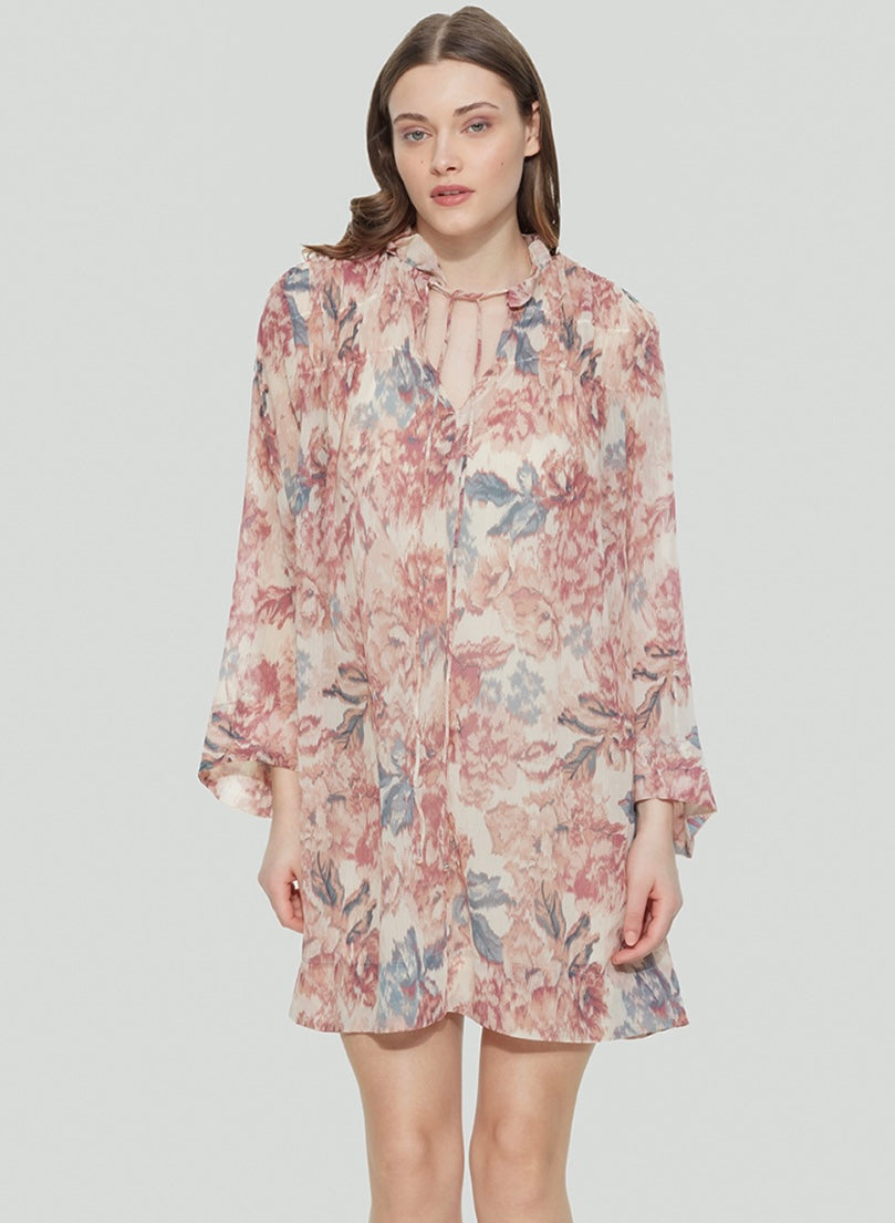 Antique Floral Shift Dress