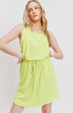 Yellow Henley Dress