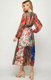 Floral Patchwork Dress