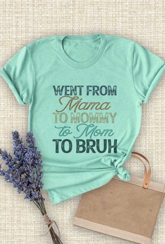 Mint Mommy to Bruh Tee