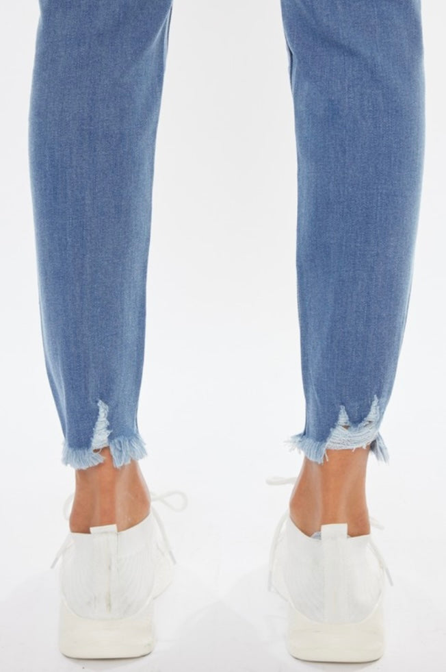 Lightwash High Rise Superskinny Jeans