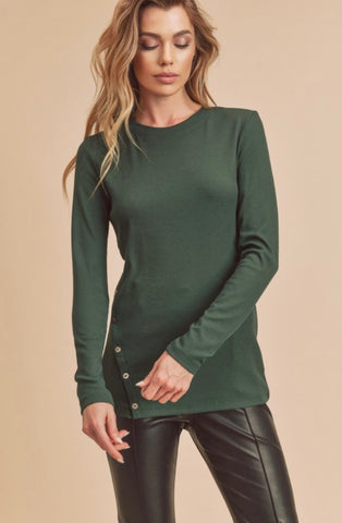 Green Button Top