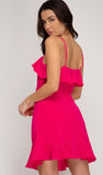Pink Ruffle Dress