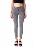 Leopard Skinny Jeans
